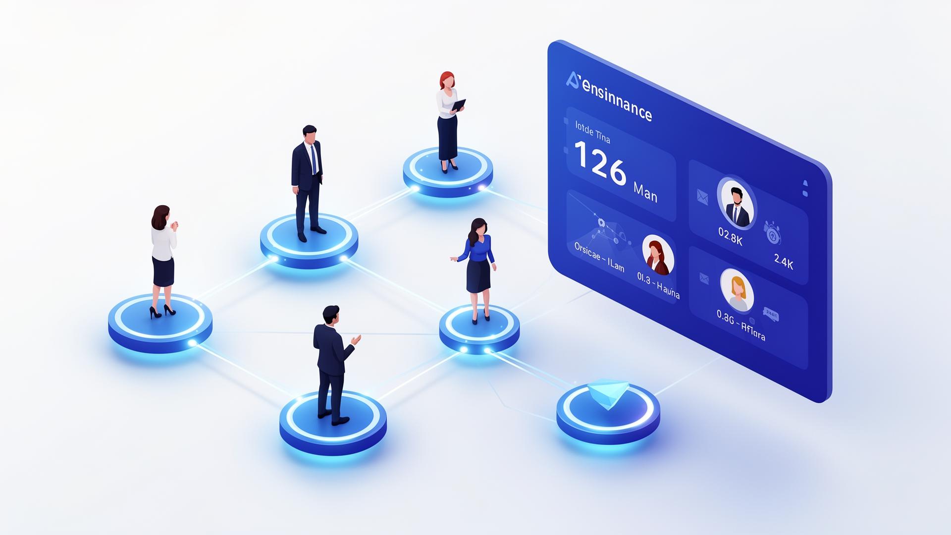 Connected chapter members with attendance dashboard